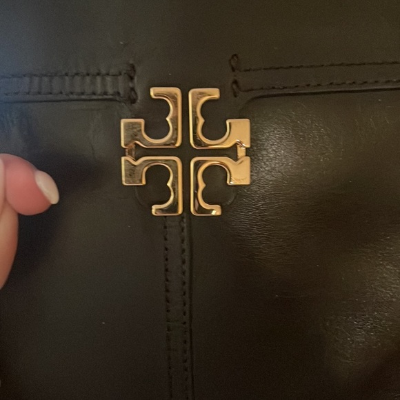 Tory Burch Brown Leather Boots Size 7.5 - Picture 3 of 4